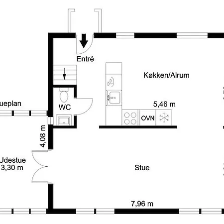 Newly Renovated House Close To The Ferry, Downtown, And The * Frederikshavn